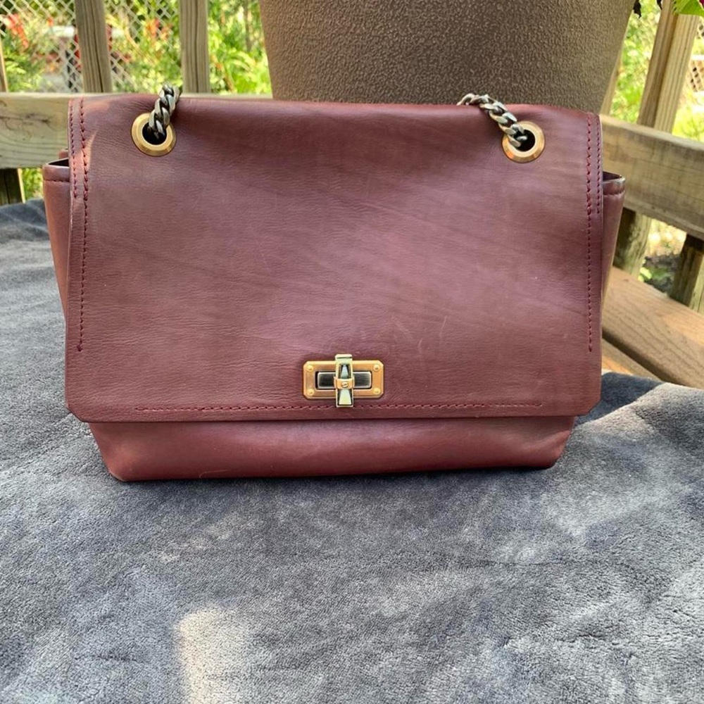 Lanvin Burgundy Bag, Excellent Condition! Purple